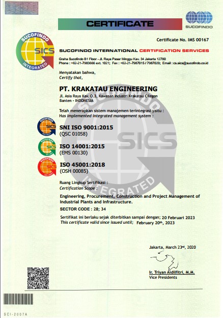 SNI - ISO 14001 - ISO 45001 (2020-2023)
